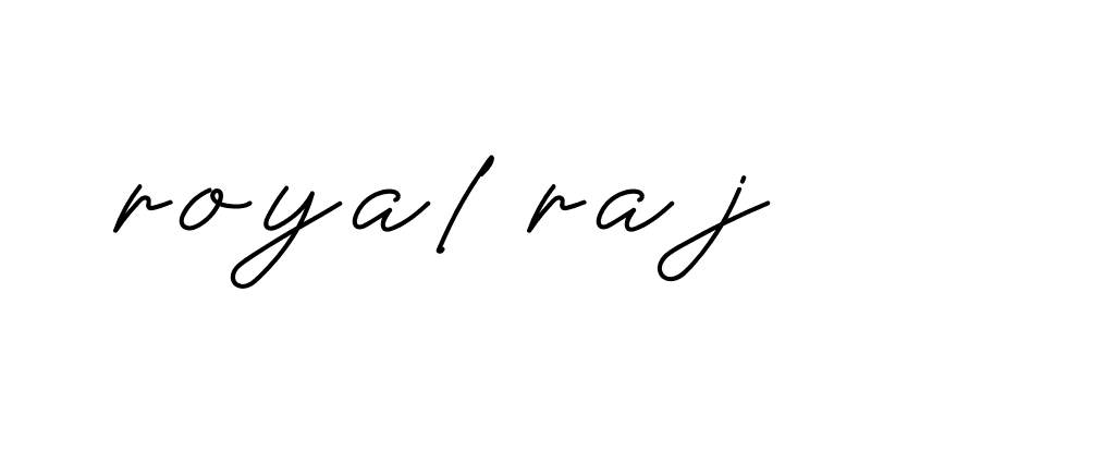 Signature of royal-raj