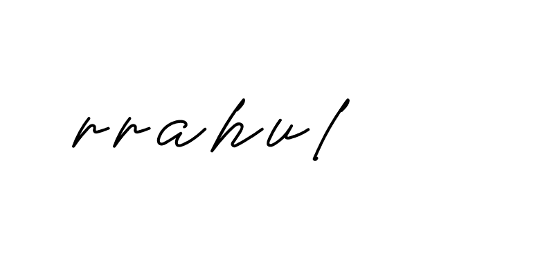 Signature of rrahul