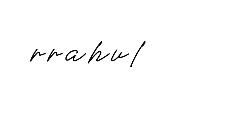 Signature of rrahul-