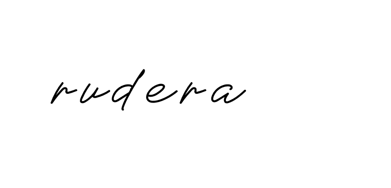 Signature of rudera