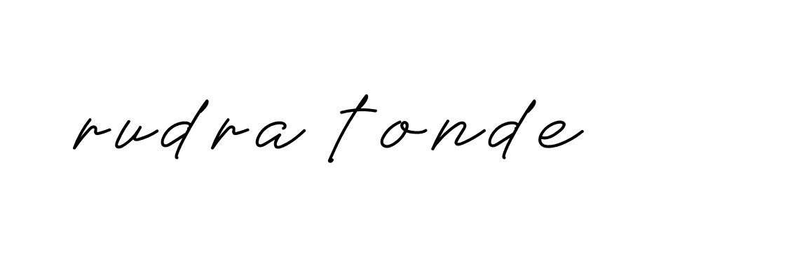 Signature of rudra-tonde-