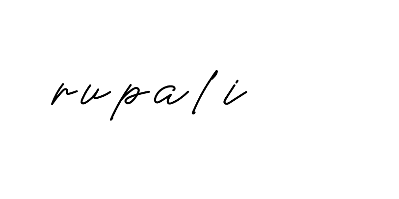 Signature of rupali