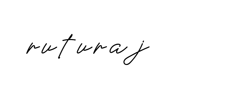 Signature of ruturaj