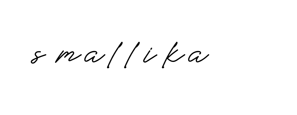 Signature of s-mallika