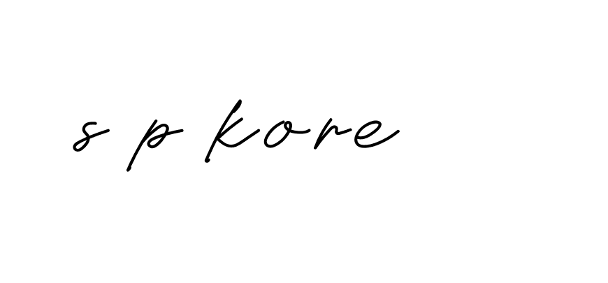 Signature of s-p-kore