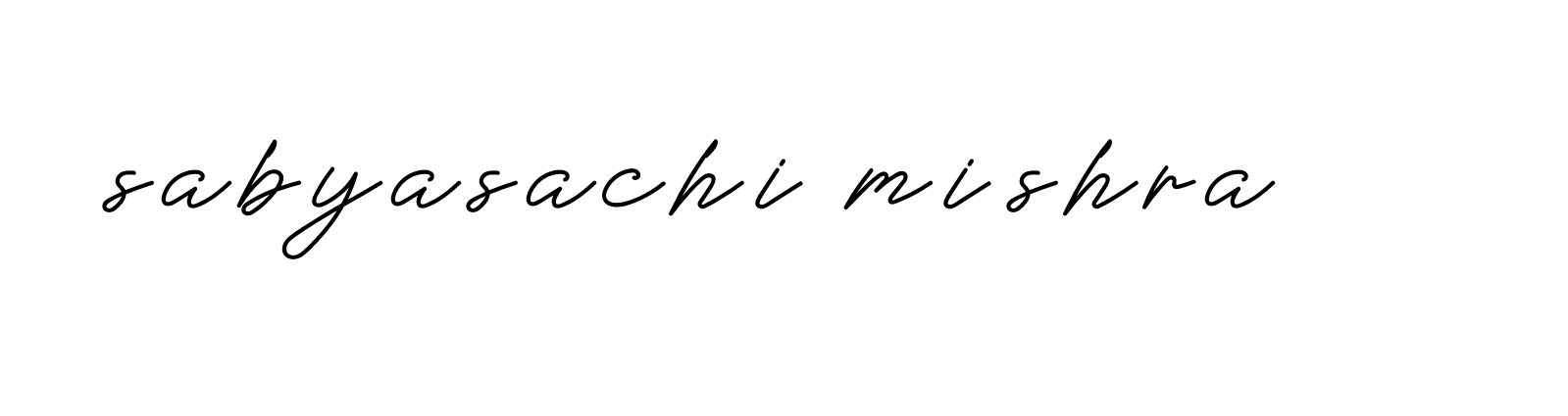 Signature of sabyasachi-mishra