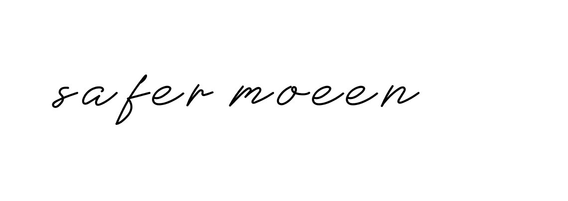 Signature of safer-moeen