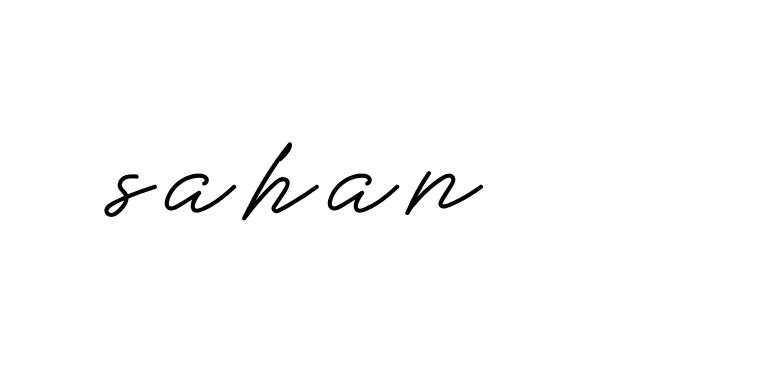 Signature of sahan