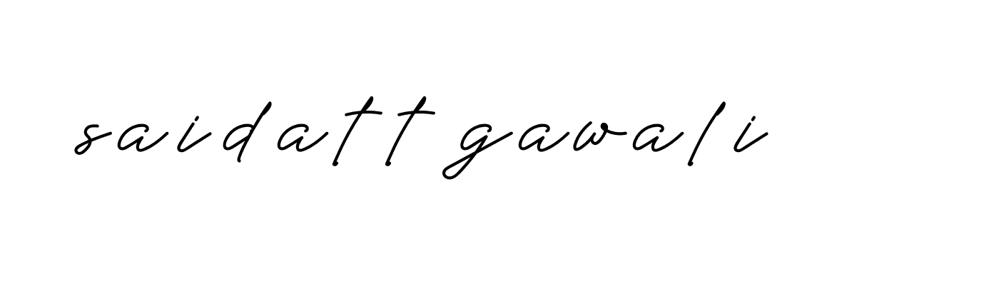 Signature of saidatt-gawali