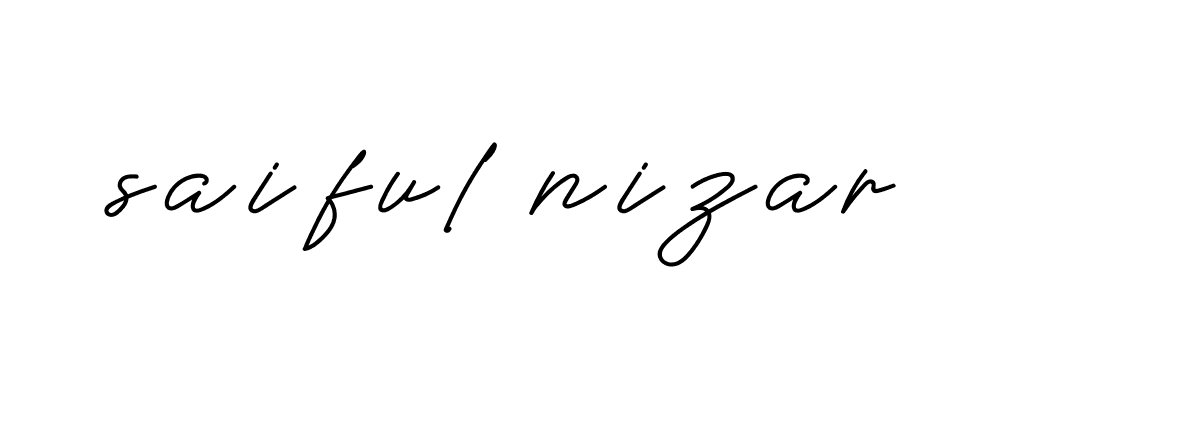 Signature of saiful-nizar