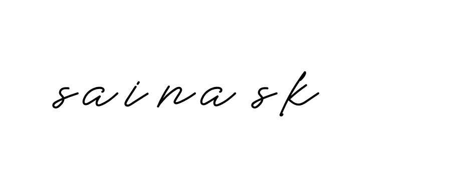 Signature of saina-sk