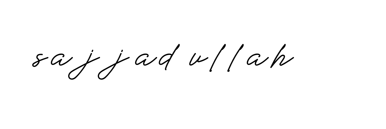 Signature of sajjad-ullah