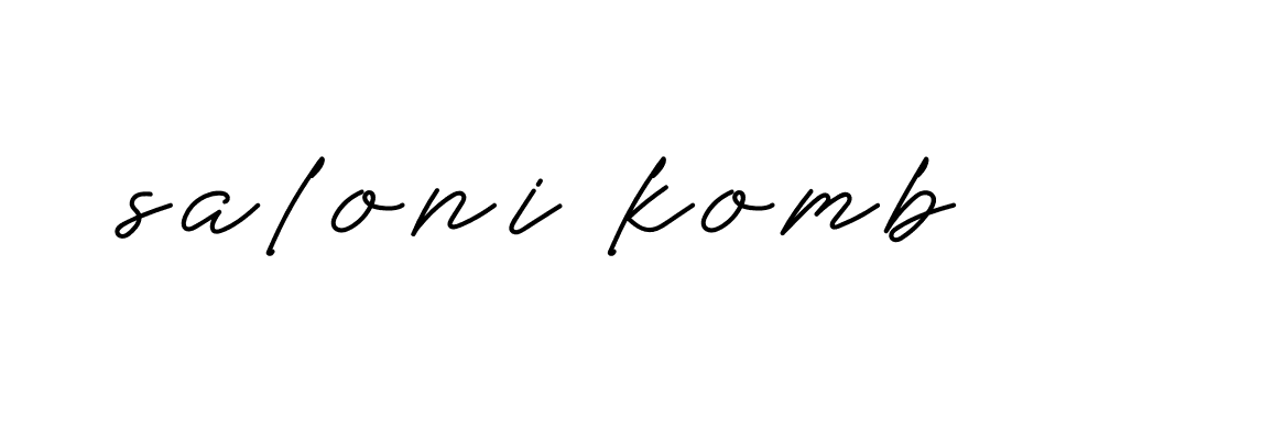 Signature of saloni-komb