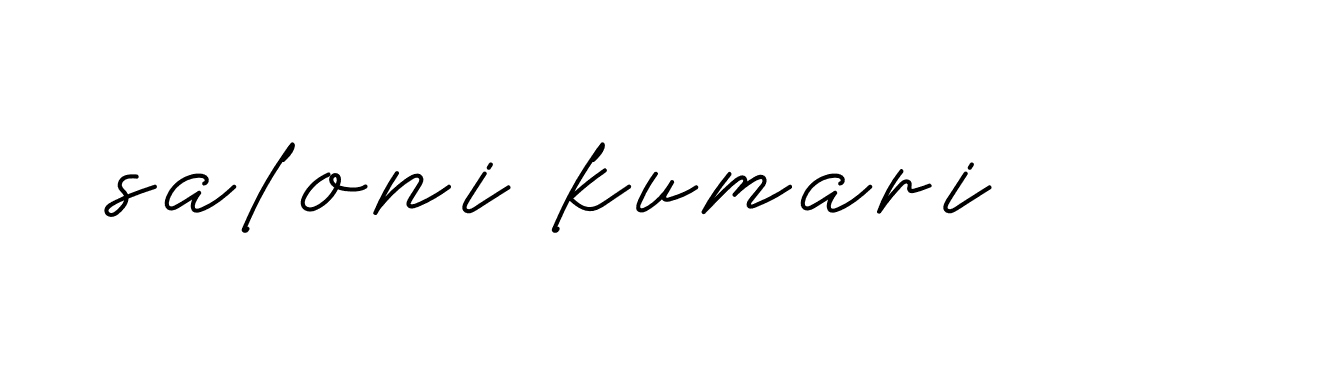 Signature of saloni-kumari-