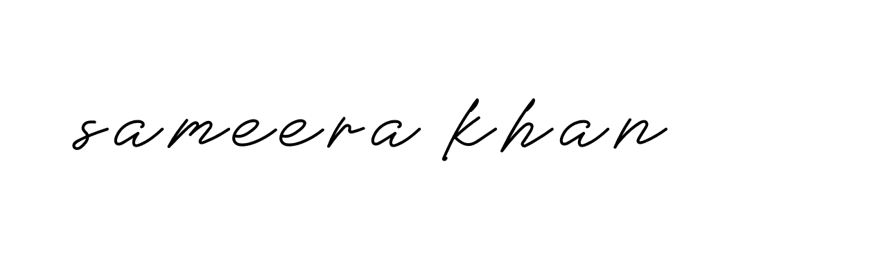 Signature of sameera-khan