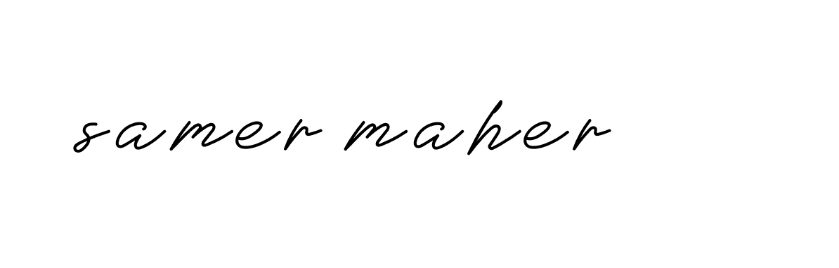 Signature of samer-maher-