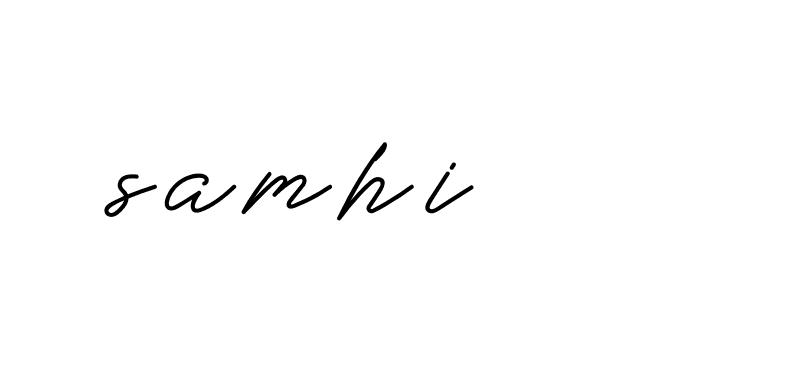 Signature of samhi-