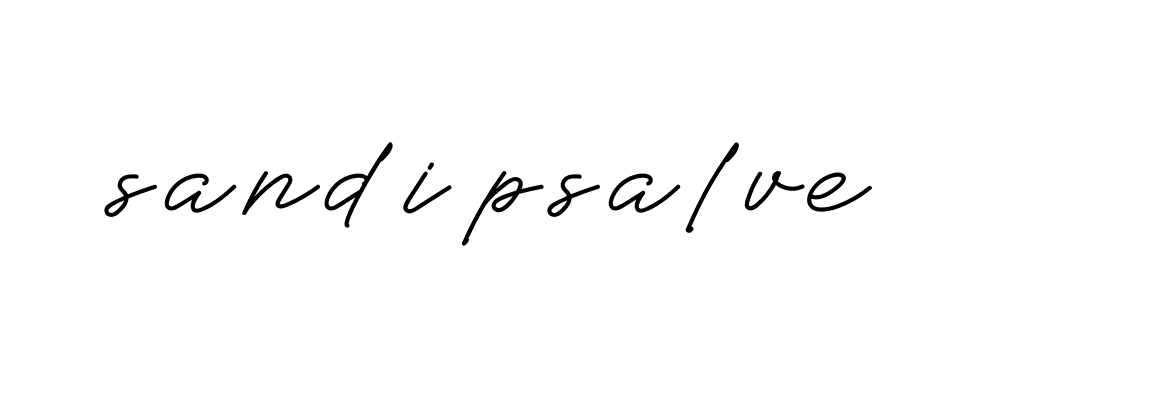 Signature of sandipsalve