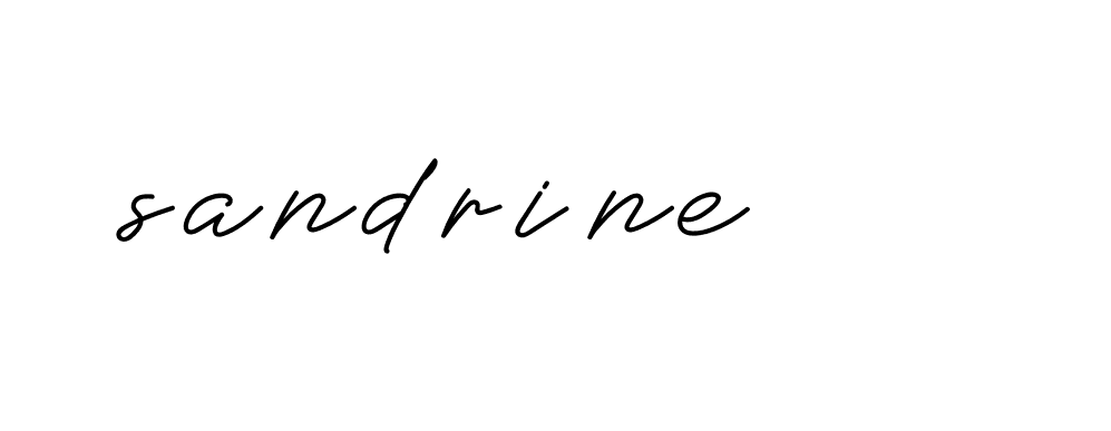 Signature of sandrine-