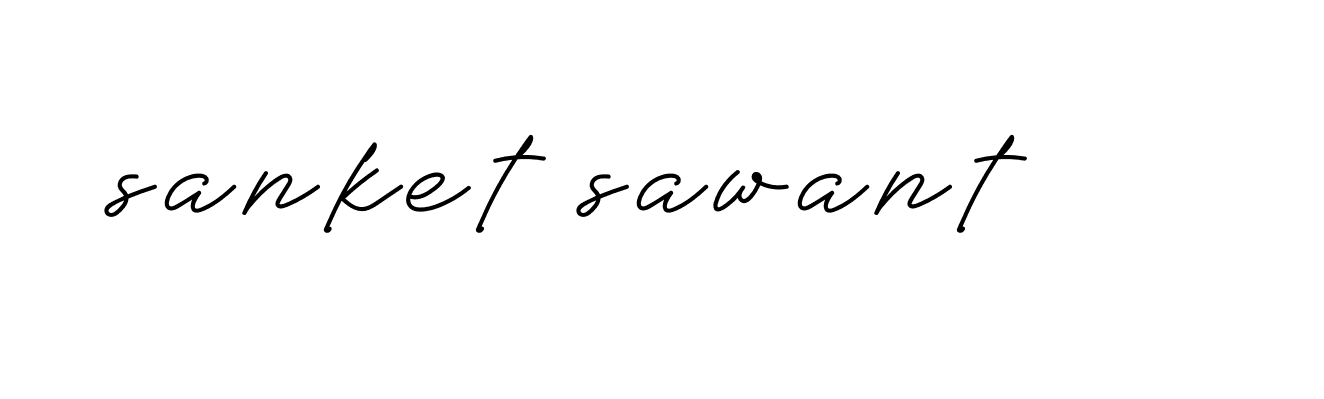 Signature of sanket-sawant