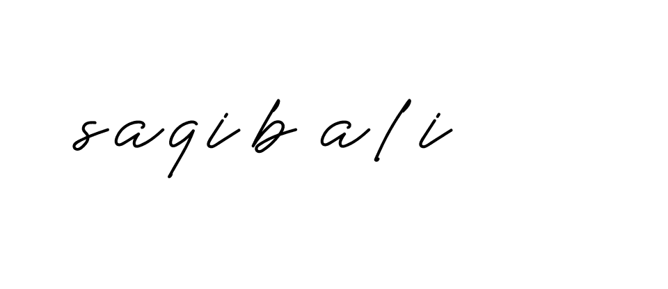 Signature of saqib-ali