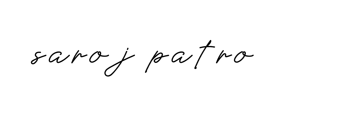 Signature of saroj-patro