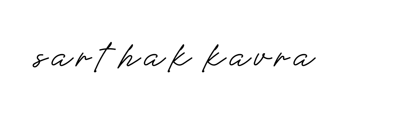 Signature of sarthak-kavra