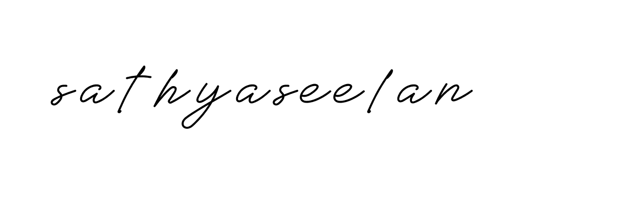 Signature of sathyaseelan