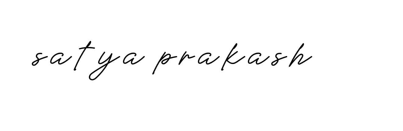 Signature of satya-prakash