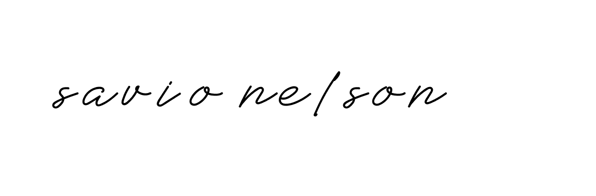 Signature of savio-nelson