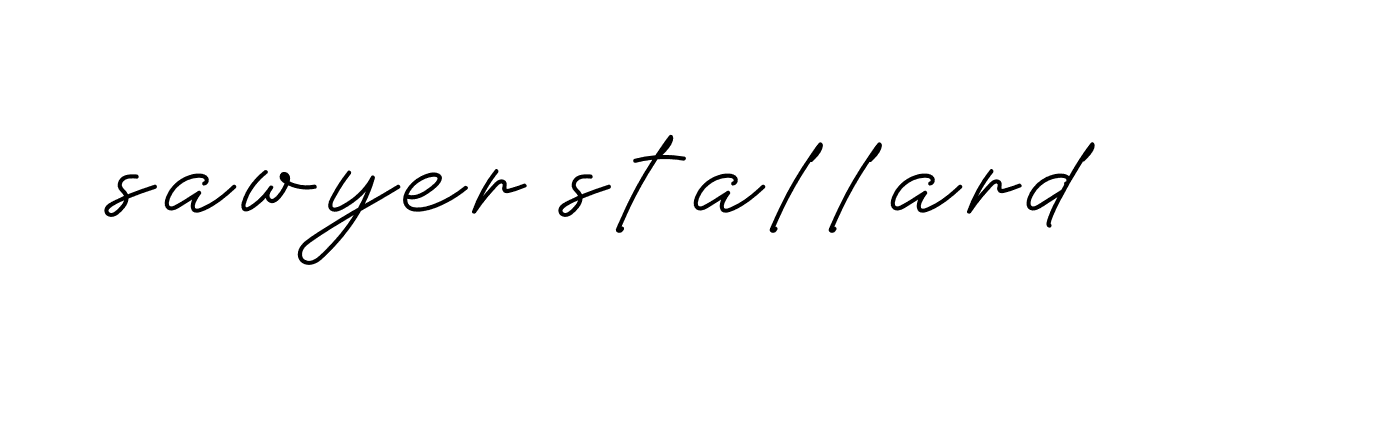 Signature of sawyer-stallard