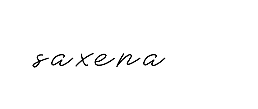 Signature of saxena