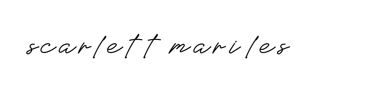 Signature of scarlett-mariles