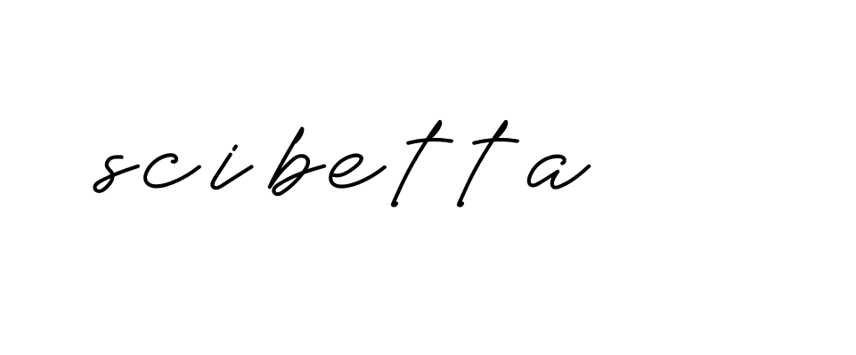 Signature of scibetta