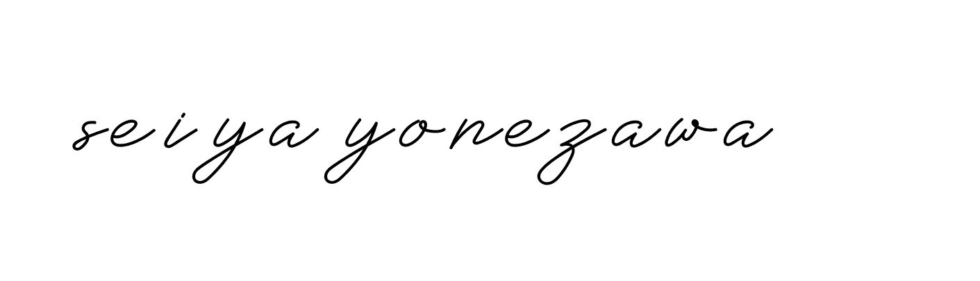 Signature of seiya-yonezawa