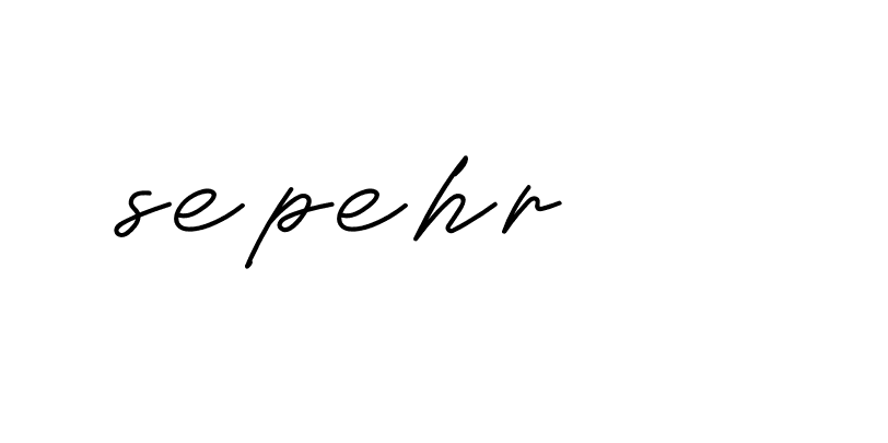 Signature of sepehr