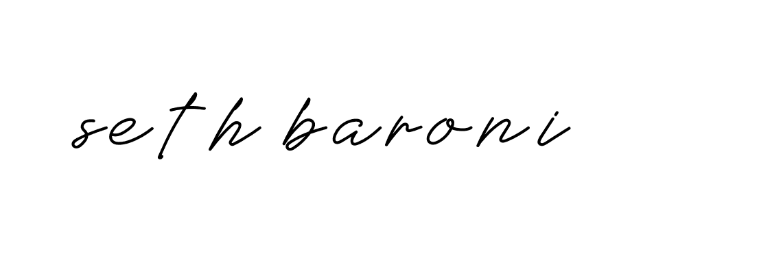 Signature of seth-baroni