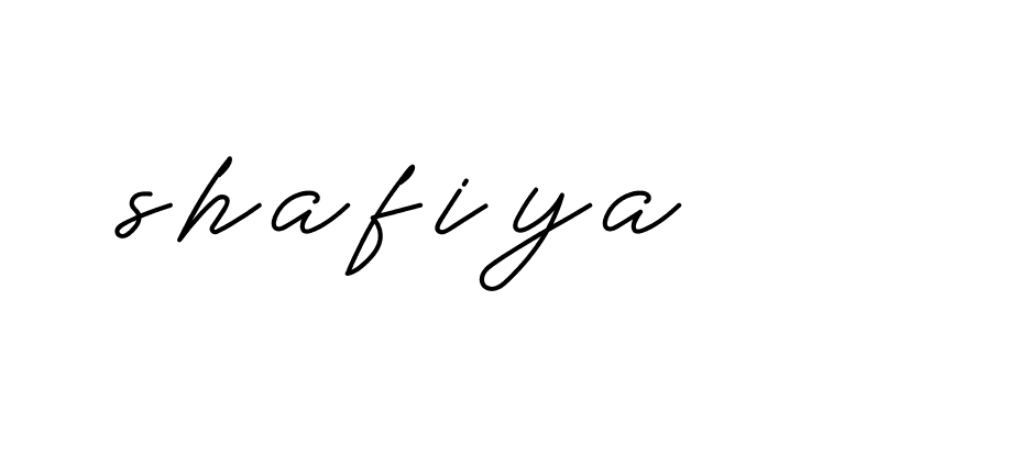 Signature of shafiya