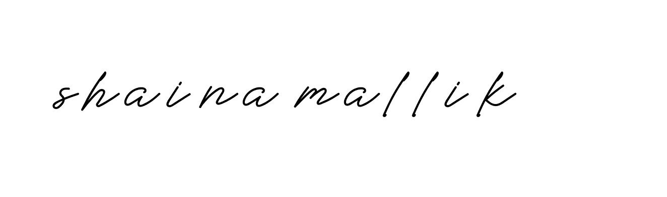 Signature of shaina-mallik