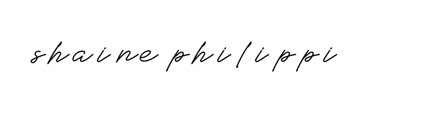 Signature of shaine-philippi