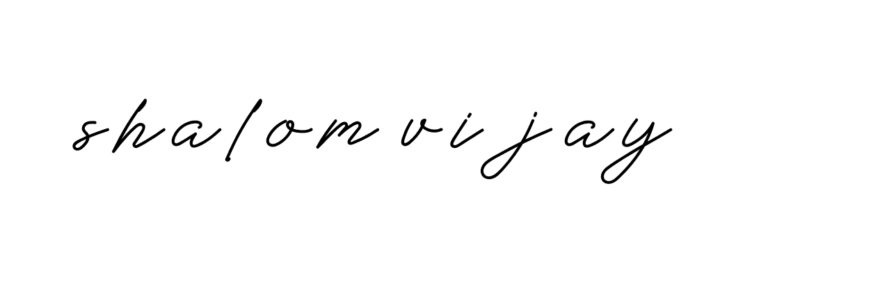 Signature of shalom-vijay