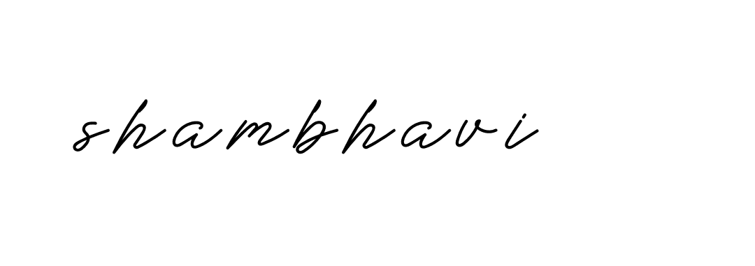 Signature of shambhavi