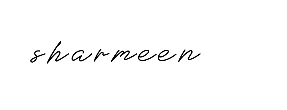 Signature of sharmeen