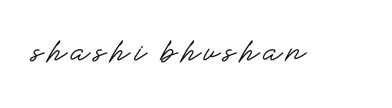 Signature of shashi-bhushan