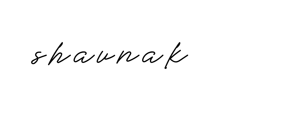 Signature of shaunak-