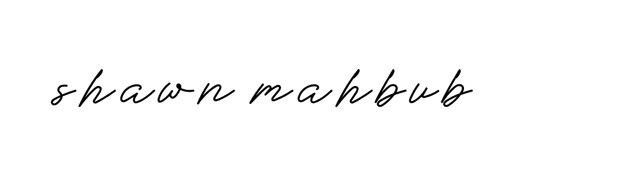 Signature of shawn-mahbub