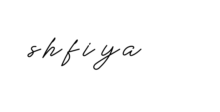 Signature of shfiya