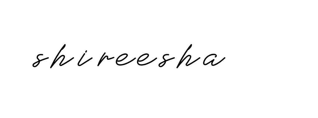 Signature of shireesha