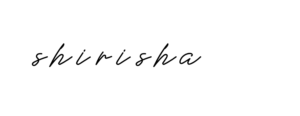 Signature of shirisha-