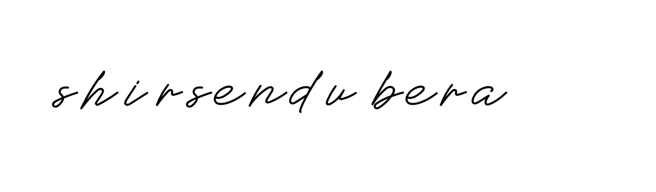 Signature of shirsendu-bera